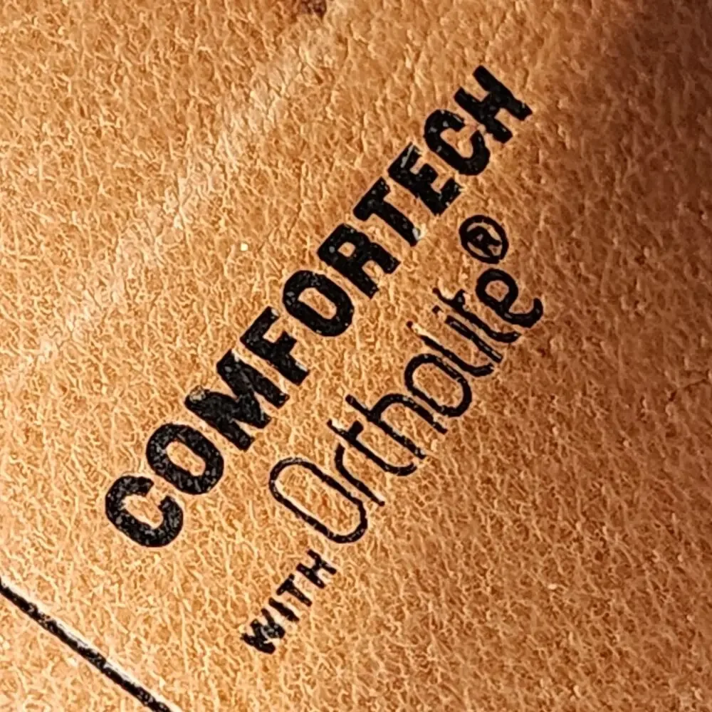 Florsheim Brown Leather Cap Toe Oxford Shoes Mens 9.5D Comfortech Ortholite
